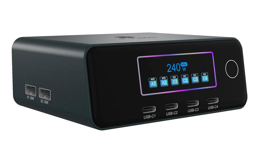 RAIDSONIC ICY BOX IB-PS2401 240 W GaN LCD-Display