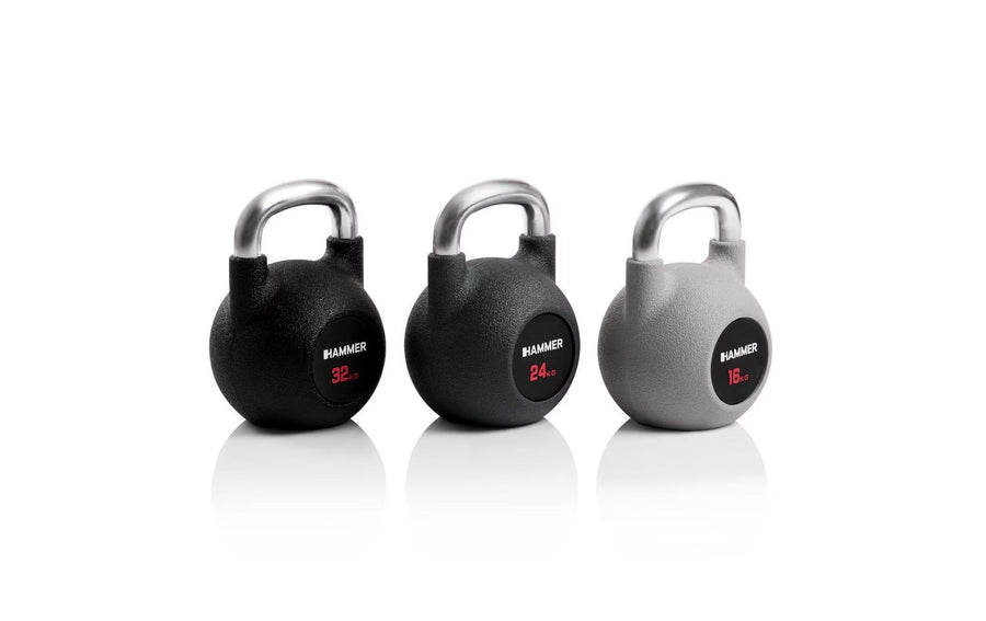 HAMMER Kettlebell Competition 16 kg Gusseisen Grau