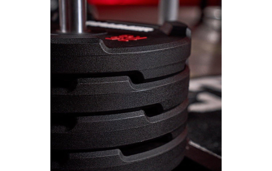 HAMMER Bumper Plate Competition Stahl Schwarz 25 kg