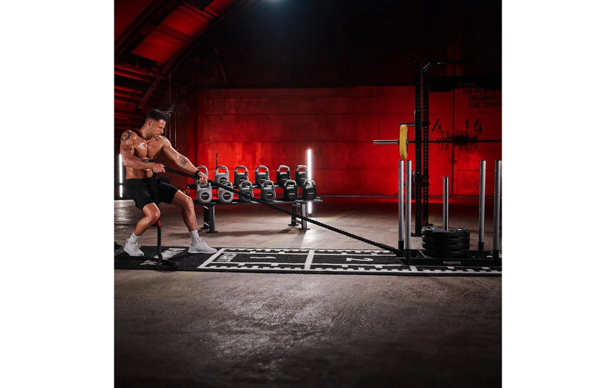 HAMMER Bumper Plate Competition Stahl Schwarz 25 kg