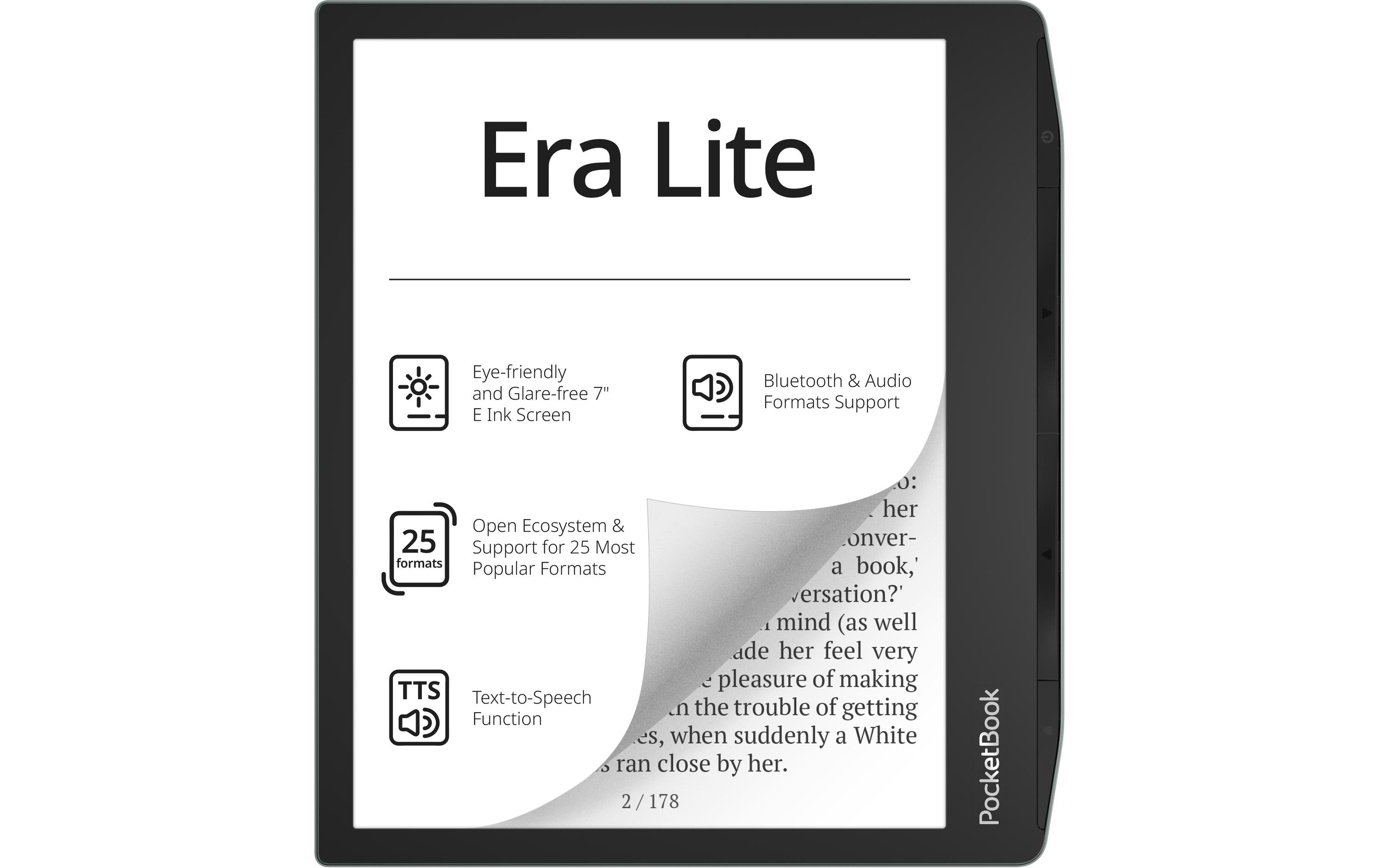 PocketBook Era Lite 16 GB 7 Zoll steingrün wasserdicht