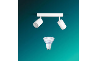 Philips Philips Wyatt Aufbauspot 2er ohne Leuchtmittel GU10, weiss
