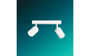 Philips Philips Wyatt Aufbauspot 2er ohne Leuchtmittel GU10, weiss