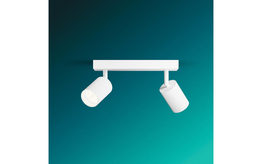 Philips Philips Wyatt Faretto da superficie set da 2 senza lampadina GU10, bianco