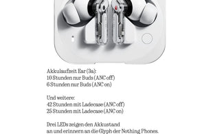 Nothing Ear True Wireless In-Ear-Kopfhörer Ear (3a) Weiss