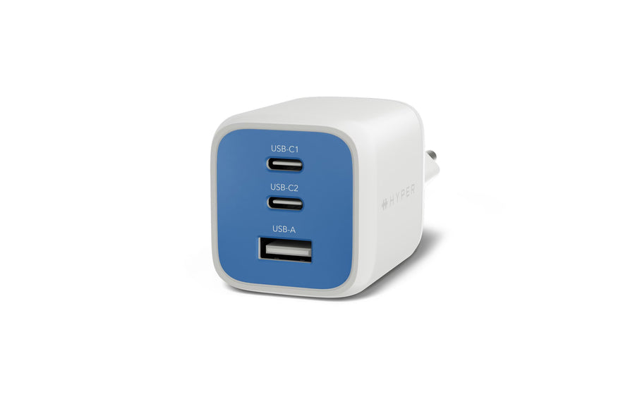 HYPER USB-Wandladegerät Flex GaN 65 W 2x USB-C 1x USB-A