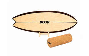 KOOR Balance Board mit Korkrolle