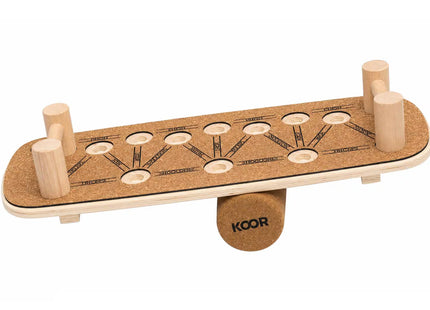 KOOR Balance Push-up-Board mit Korkrolle