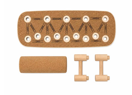 KOOR Balance Push-up-Board mit Korkrolle