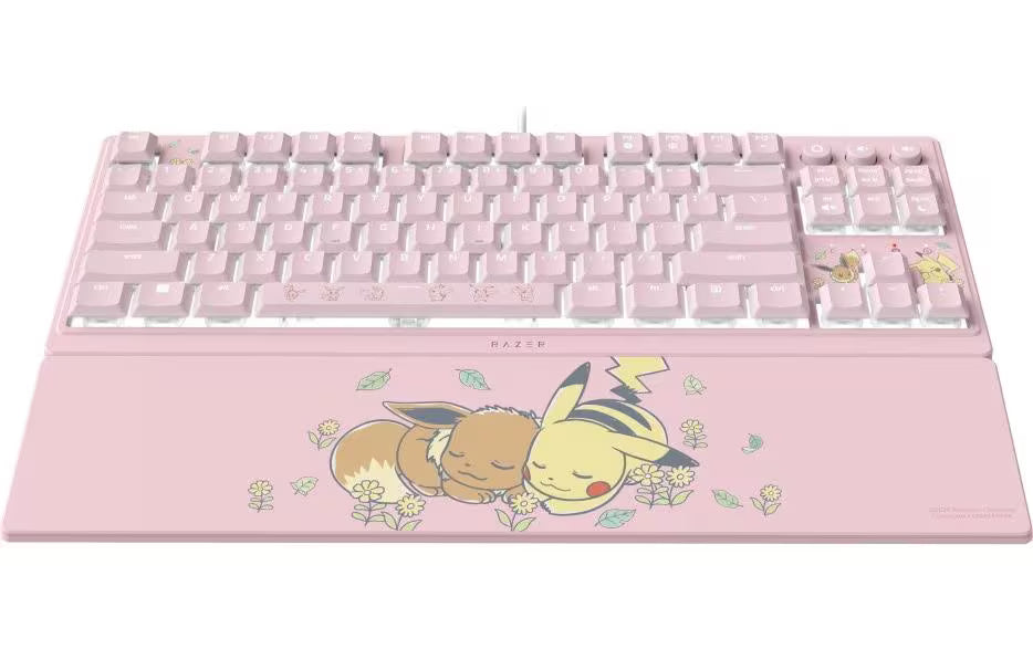 Razer Ornata V3 Pokémon Pikachu Eevee Edition Tenkeyless