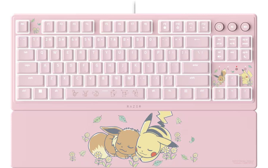 Razer Ornata V3 Pokémon Pikachu Eevee Edition Tenkeyless