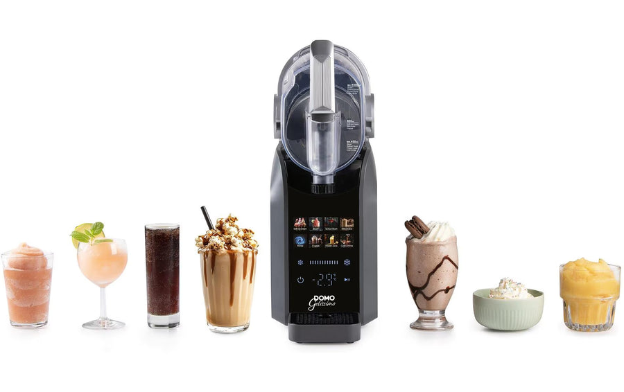 Domo Glacemaschine DO9308I 1.8 l, Schwarz/Silber