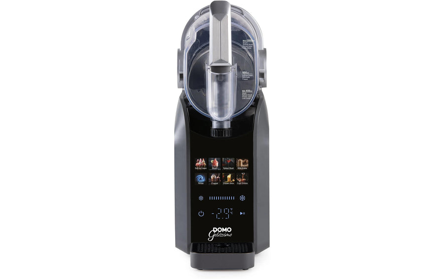 Domo Glacemaschine DO9308I 1.8 l, Schwarz/Silber