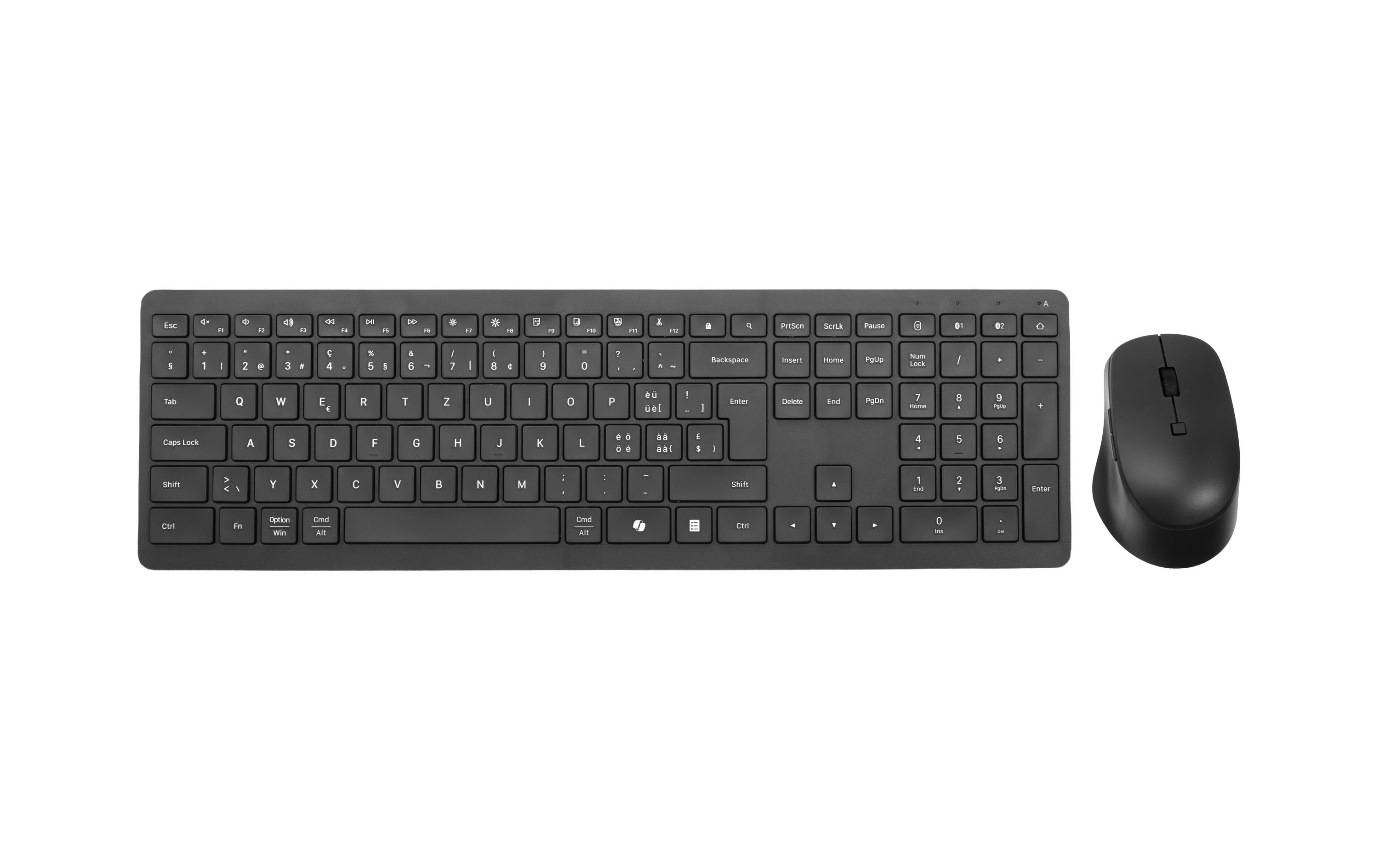 Nize Tastatur-Maus-Set Wireless CH-Layout