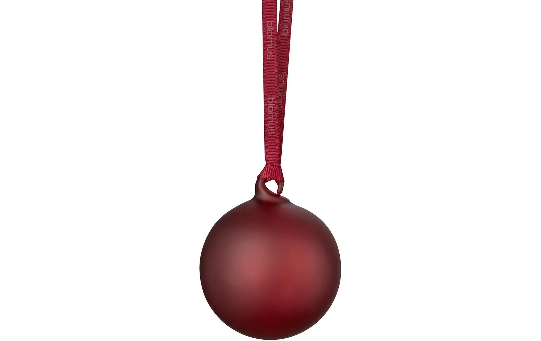 Blomus Weihnachtsschmuck Glaskugeln Kirschrot