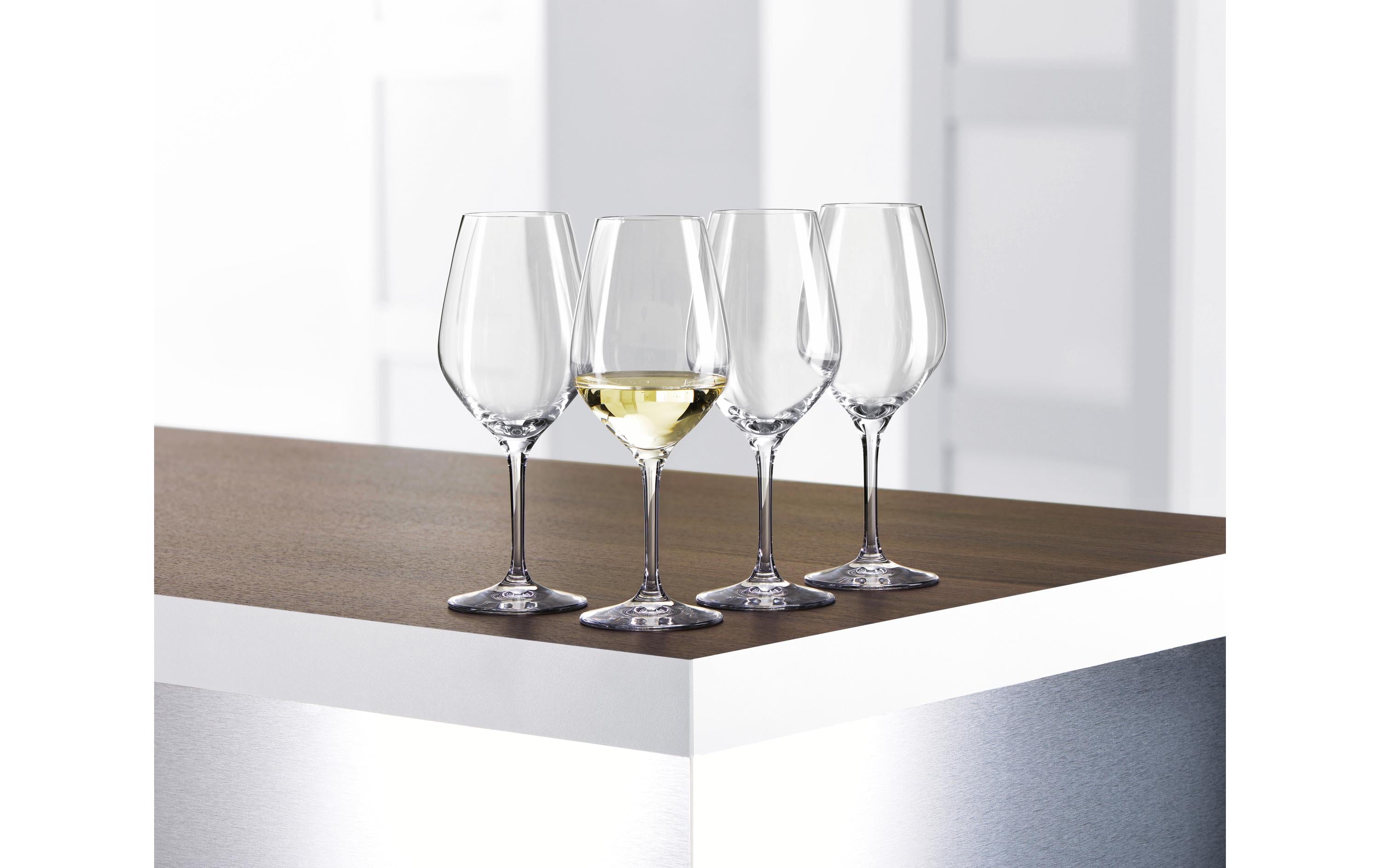 Spiegelau Authentis Weissweinglas klein 360 ml, 4 Stück, Transparent