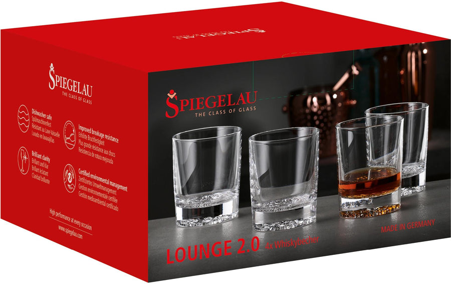 Spiegelau Lounge 2.0 Whiskybecher Set/4 309 ml, 4 Stück, Transparent - Foto 2