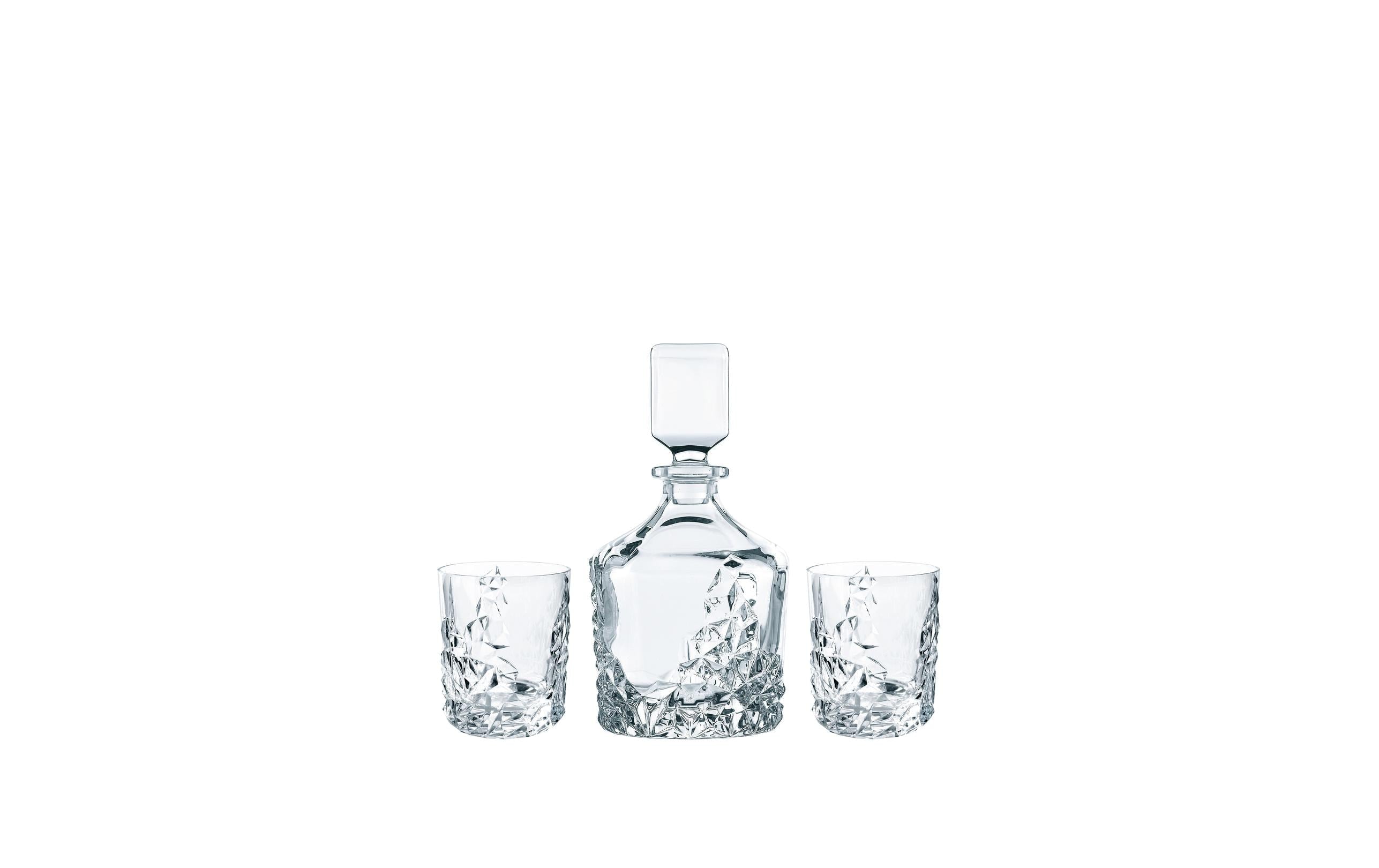 Nachtmann Sculpture Whisky Set/3 750 ml, 1 Stück, Transparent