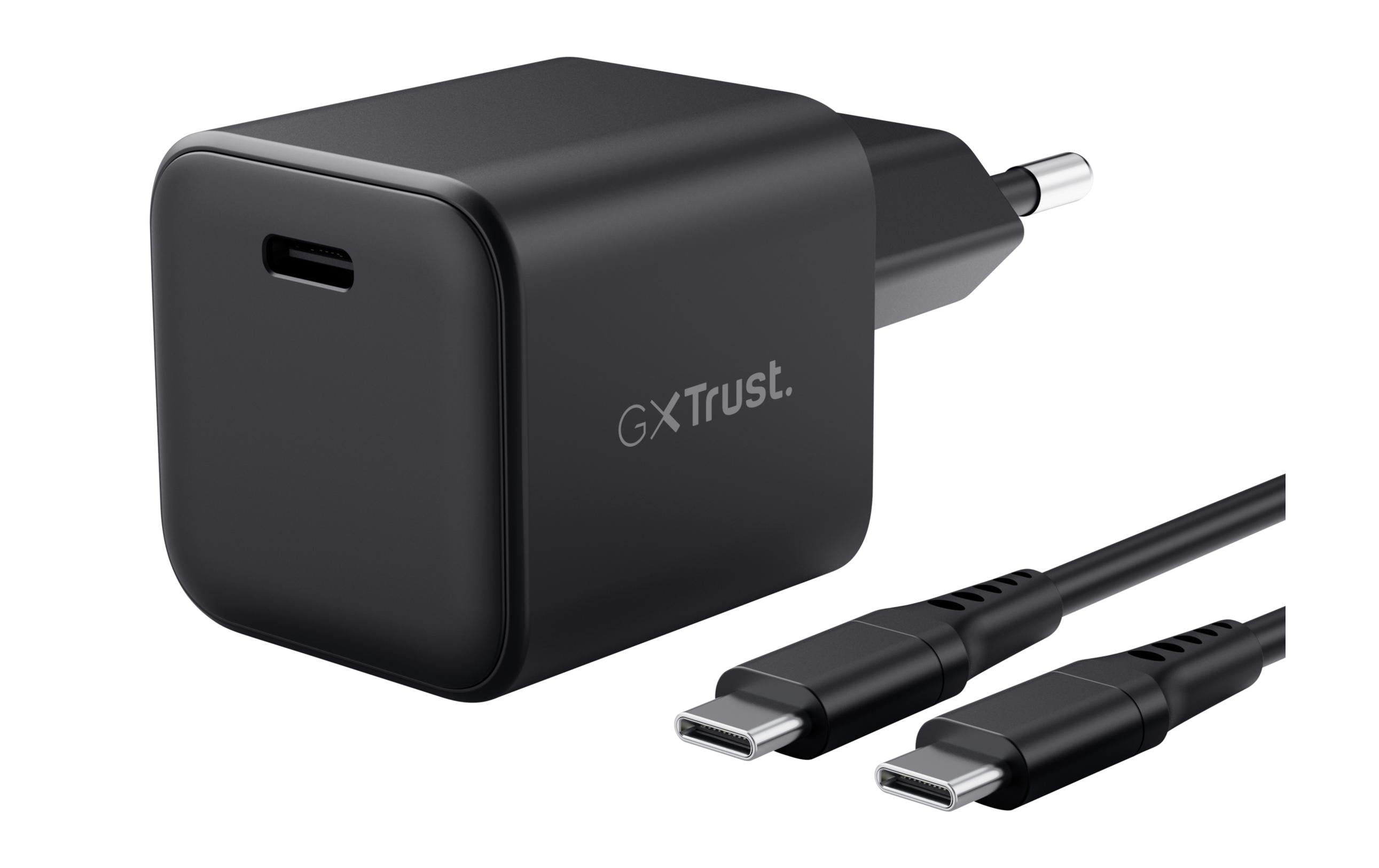 Trust GXT 1258 USB-C 65 W GaN Schwarz