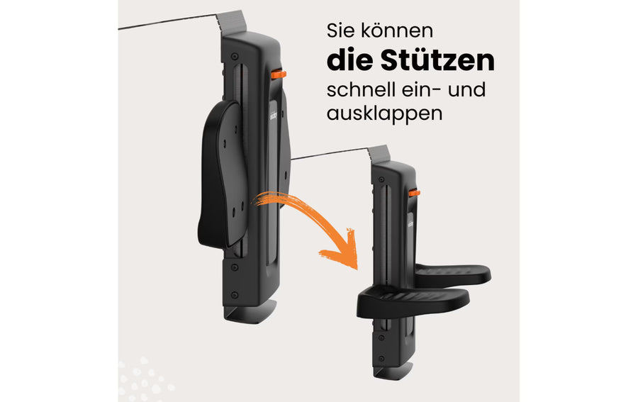 Okiday Fussstütze Metall Schwarz höhenverstellbar