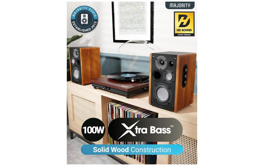 Majority D100 attivo Cabinet in legno 100 W Bluetooth 5.3