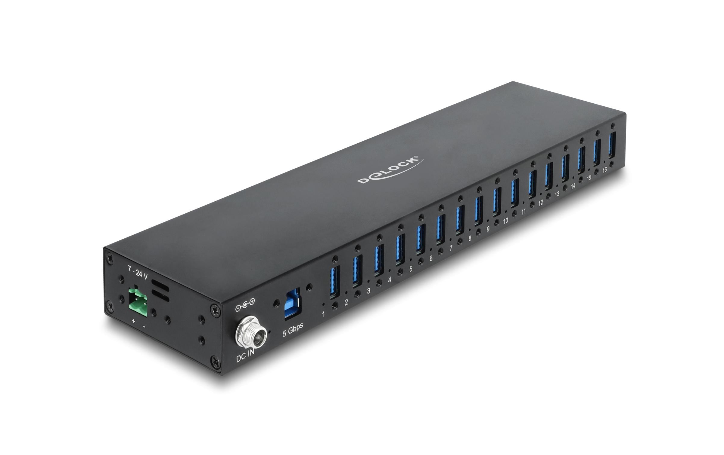 Delock Industrie Hub (16 x USB 5 Gbps Typ-A)