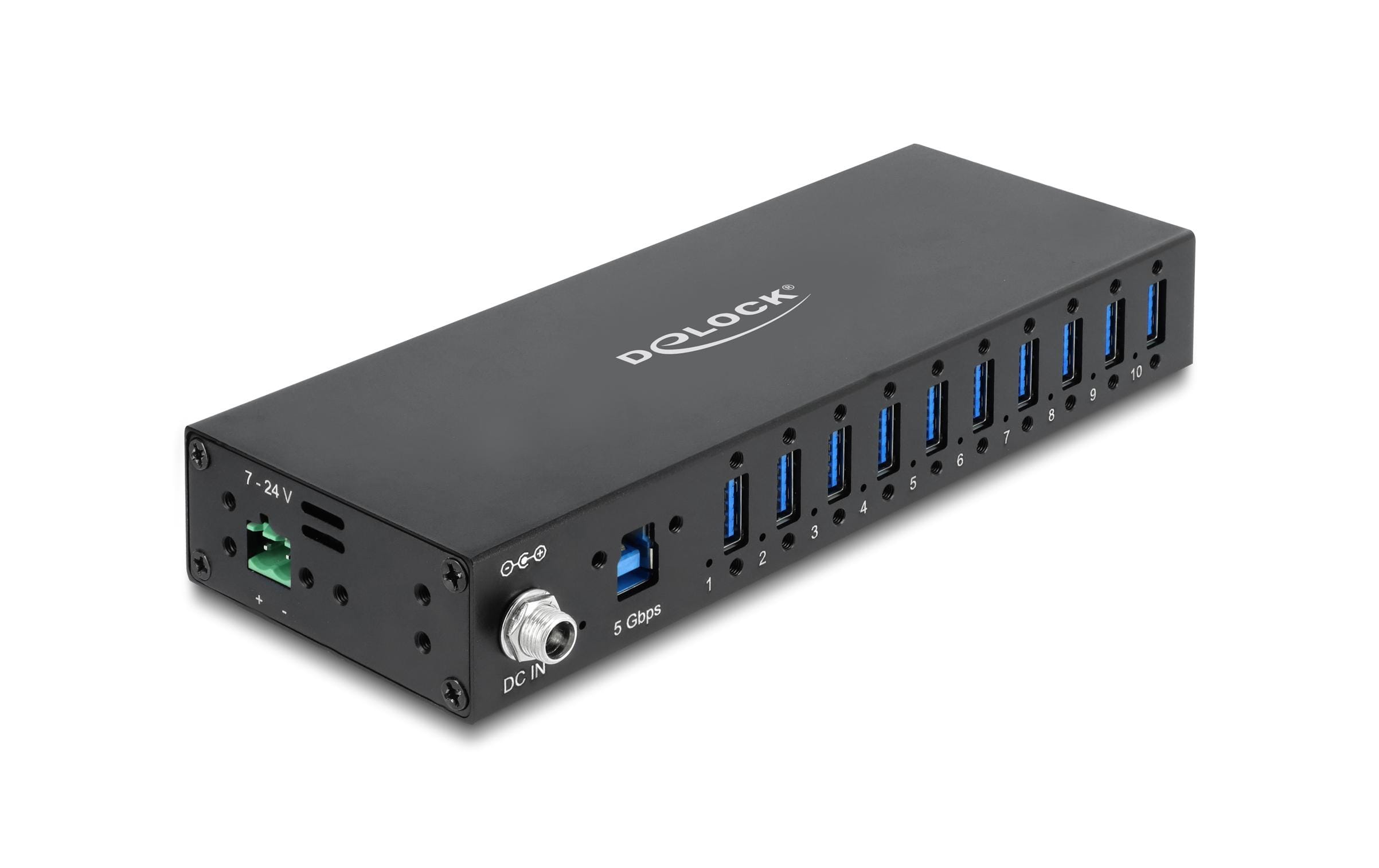 Delock Industrie Hub (10 x USB 5 Gbps Typ-A)