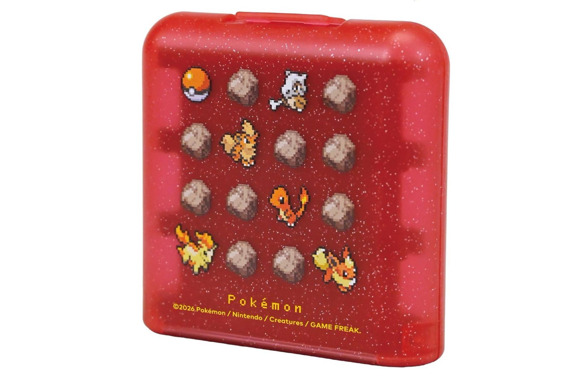 Hori Game Card Case Protective Cover 24 - pixel red [NSW2/NSW]