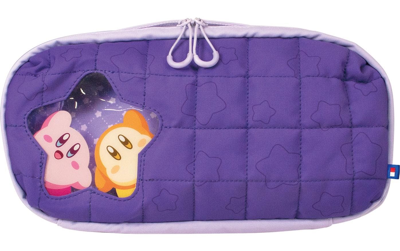 Hori Puff Pouch – Kirby + Waddle Dee [NSW2/NSW] Gesteppte Tasche mit Sternenmotiv