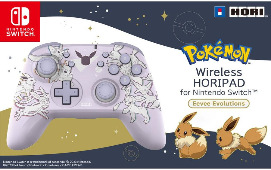 Hori Wireless Horipad Controller – Eevee Evolutions [NSW2/NSW] - Foto 4