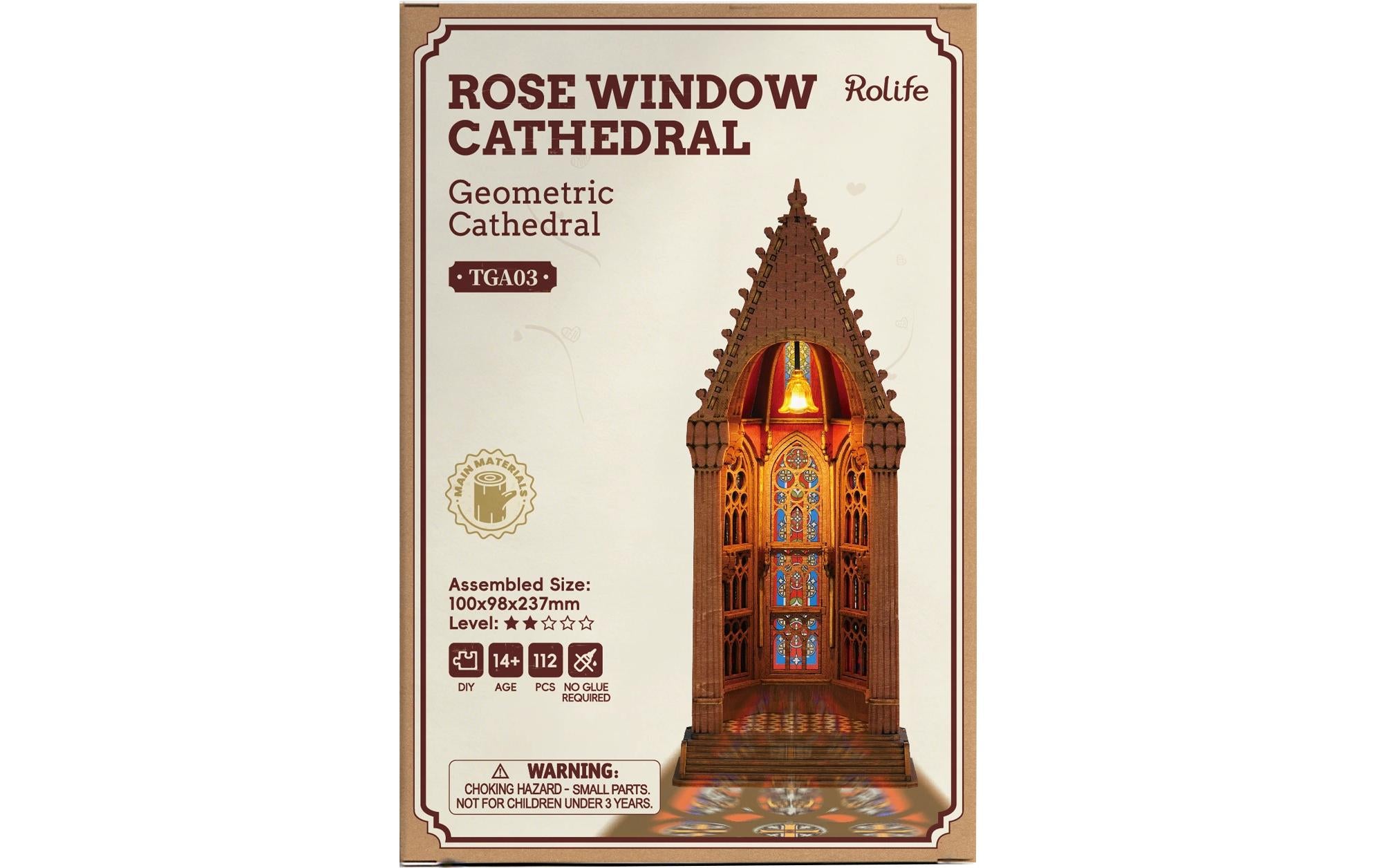 Rolife Rolife Geometric Cathedral Holzpuzzle aus Holz