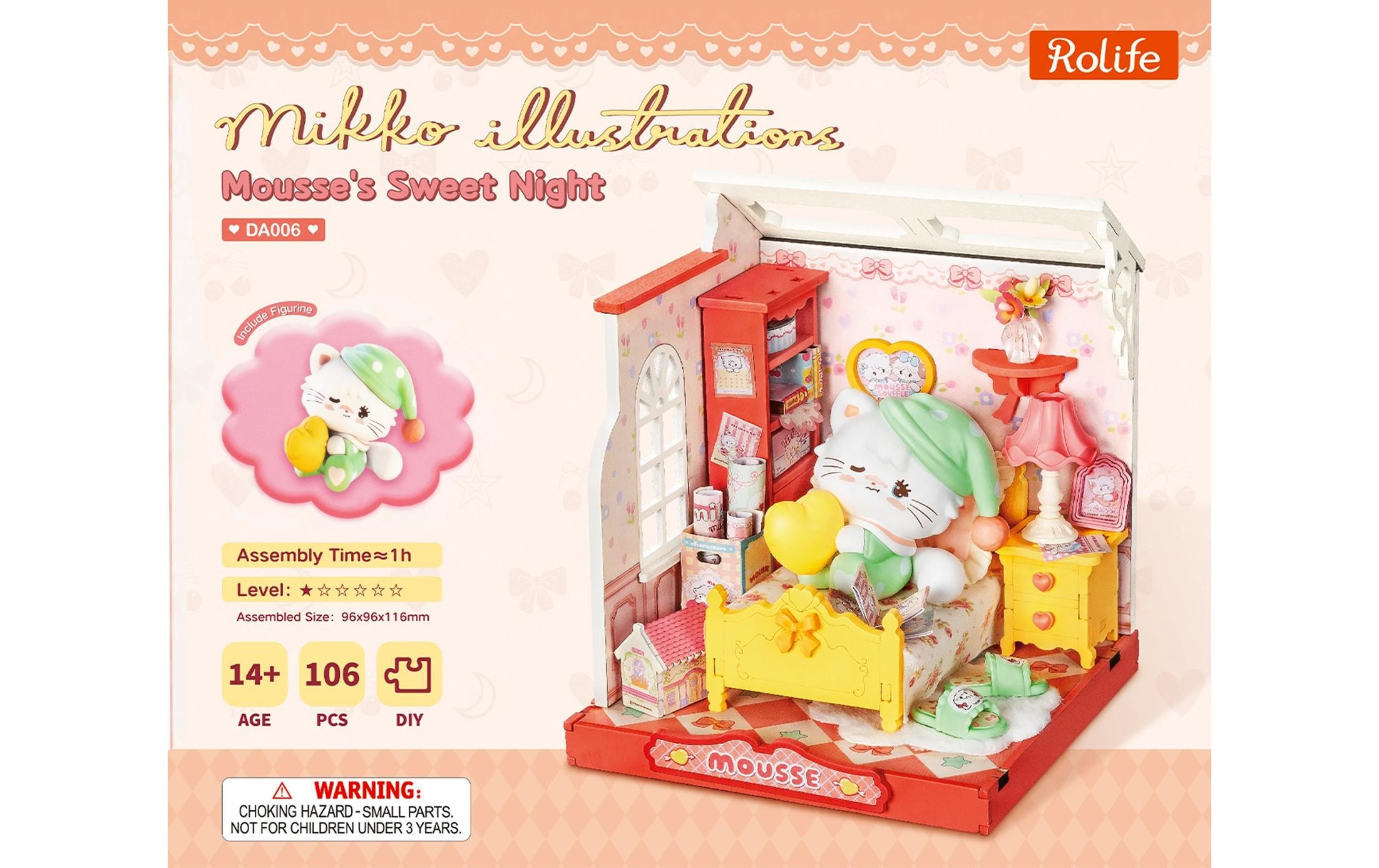 Rolife Rolife Mousse's Sweet Night Miniaturhaus Holz