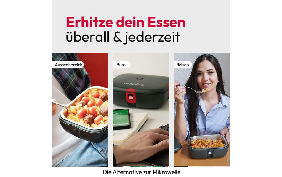 HeatsBox Lunchbox Style+ Grau