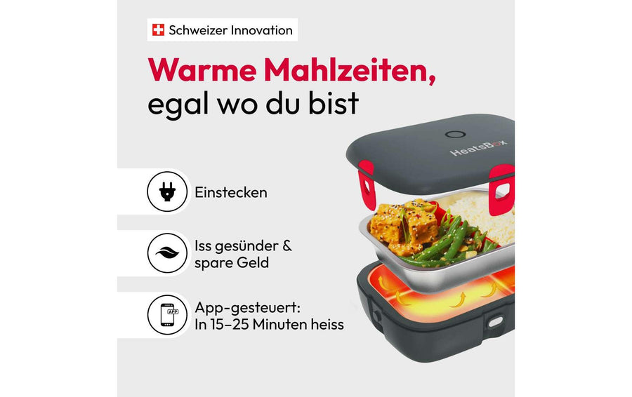 HeatsBox Lunchbox Style+ Grau