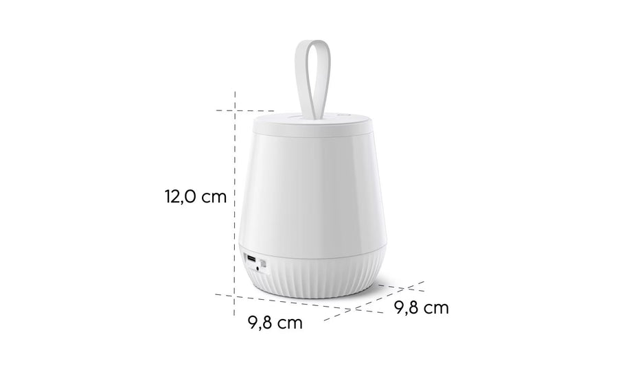 Hama Mobile LED dimmbar IP44 Weiss