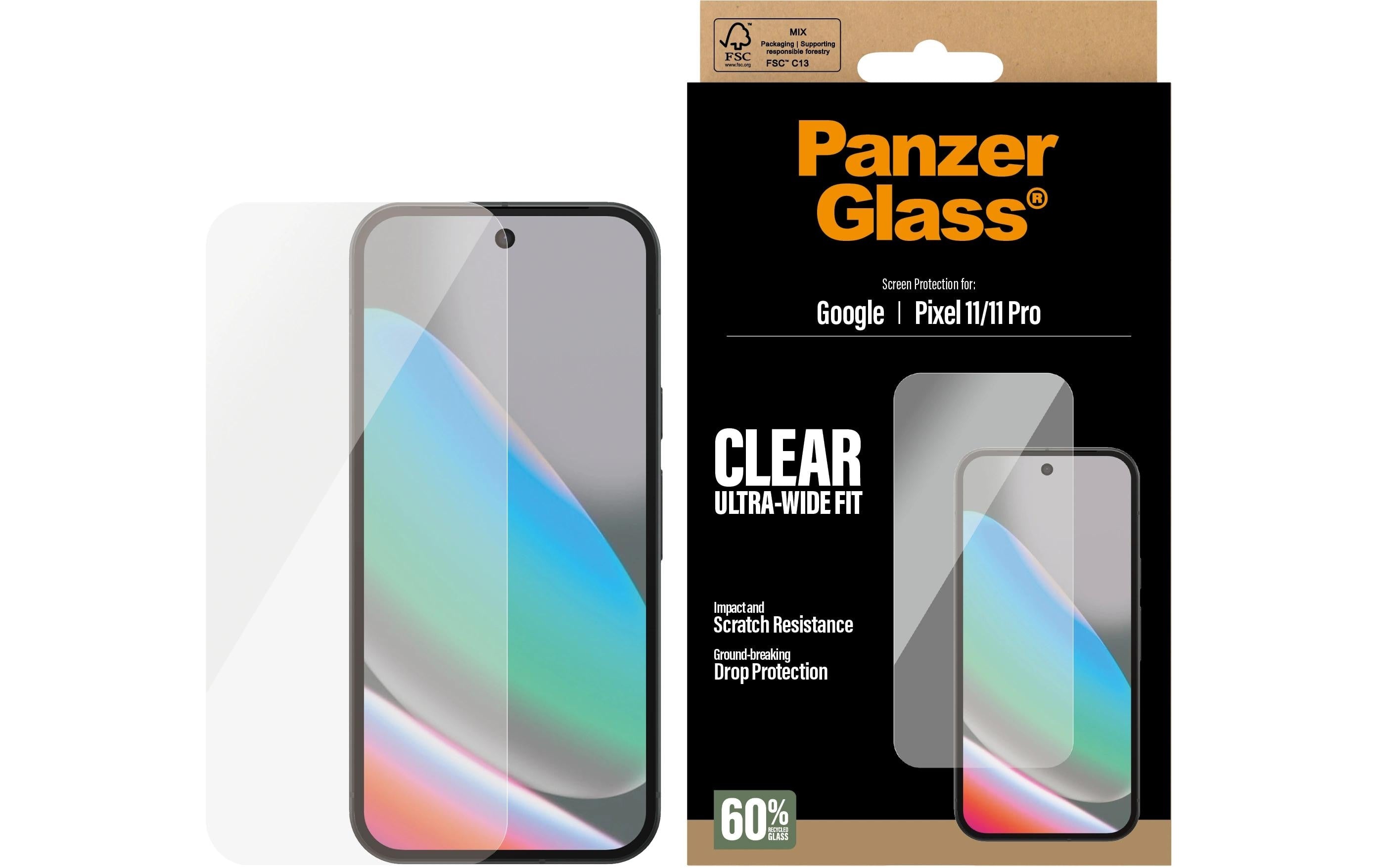 Panzerglass Clear Glass UltraWide für Google Pixel 11 / 11 Pro
