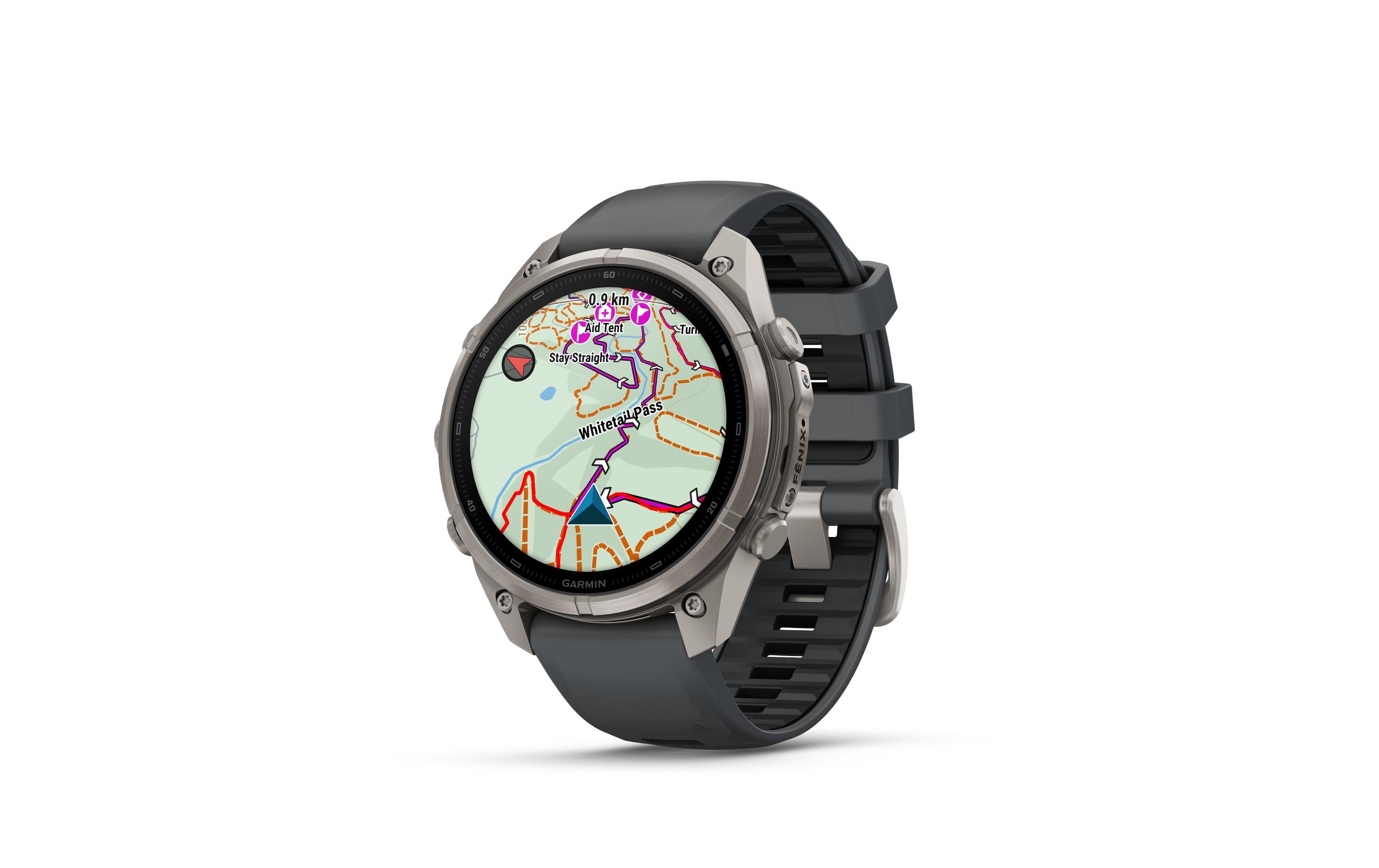 GARMIN Fenix 9 Pro inReach 47 mm, Carbongrau
