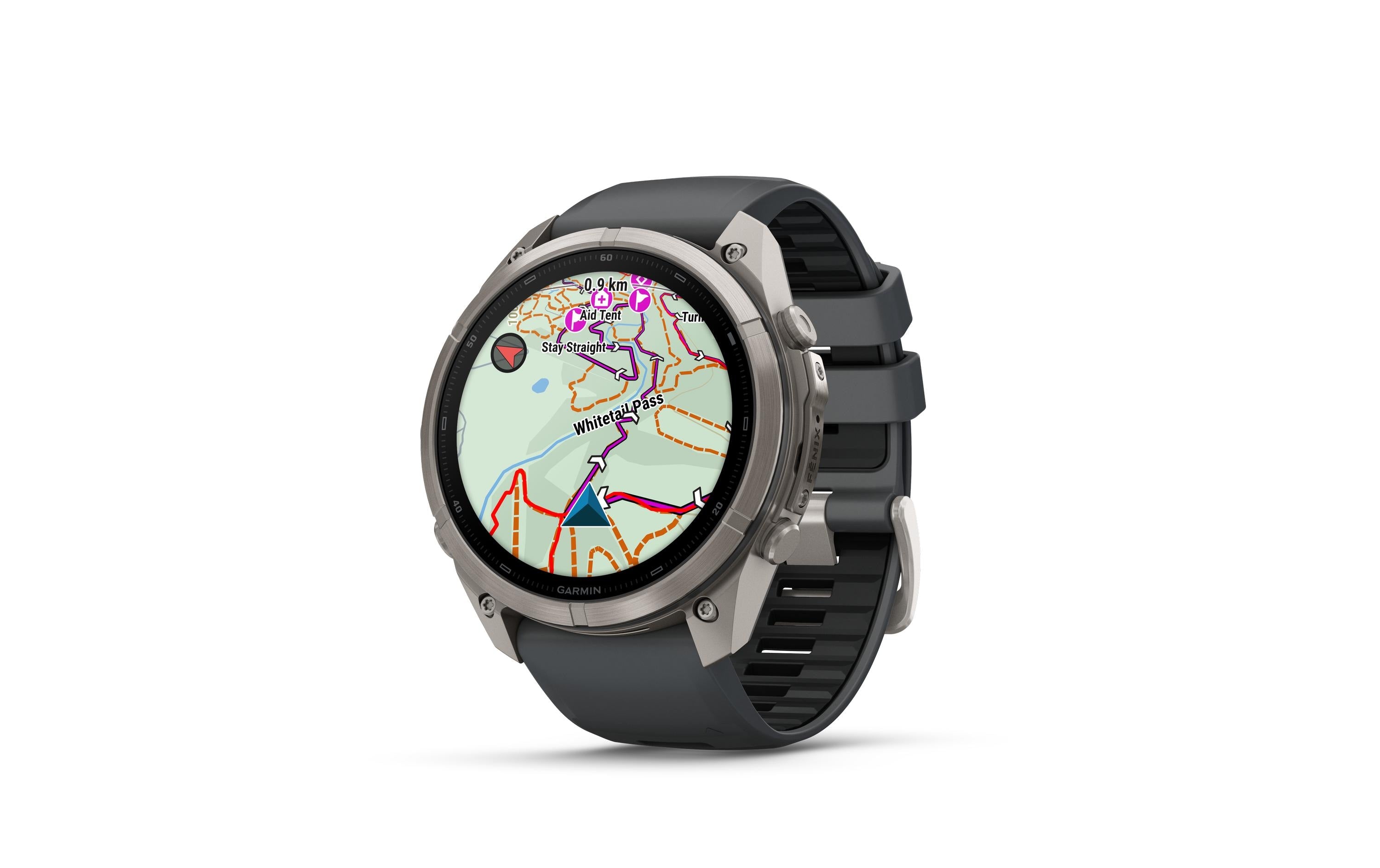 GARMIN Fenix 9 Pro inReach 51 mm, Carbongrau