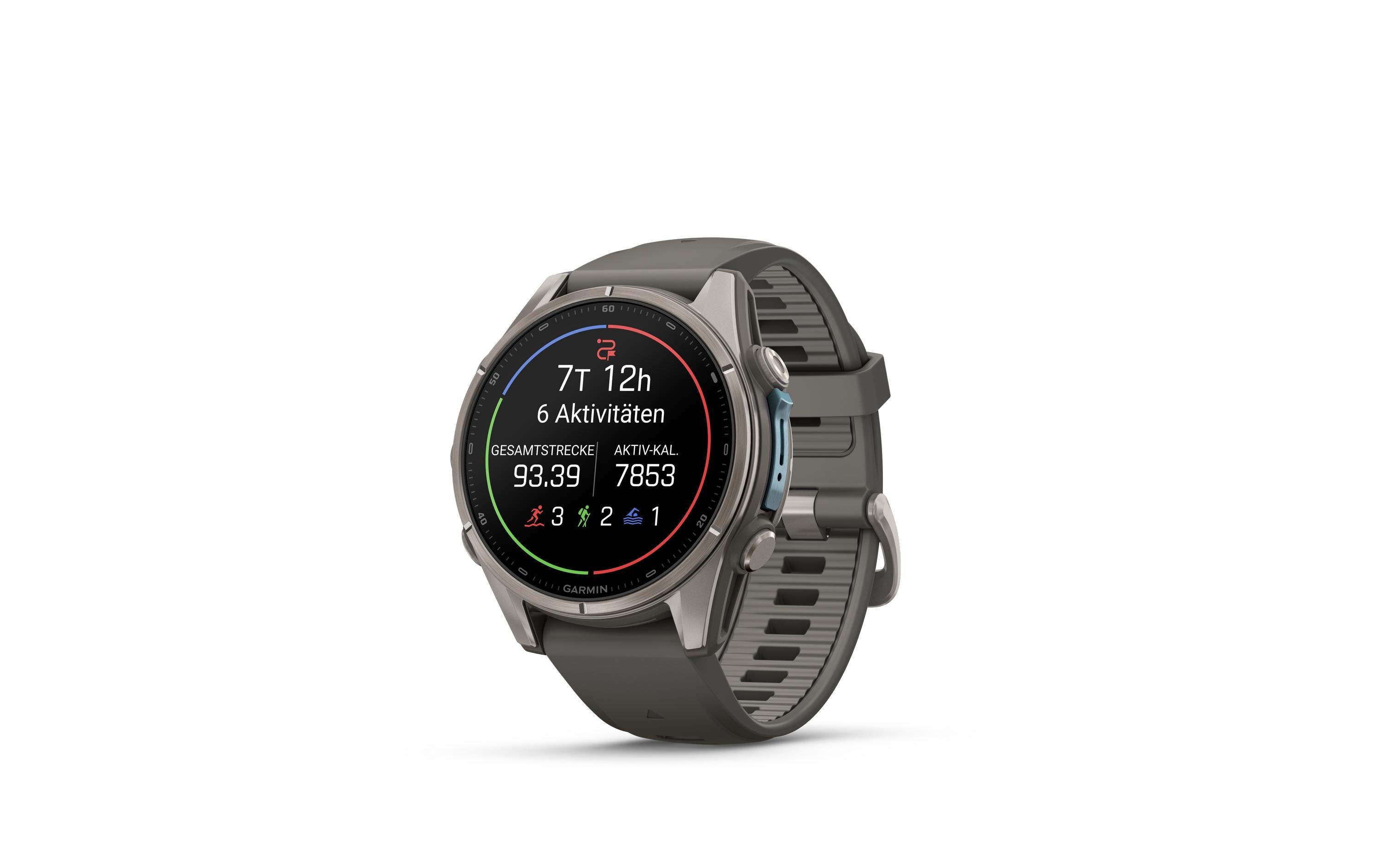 GARMIN Fenix 9 43 mm, Kieselgrau
