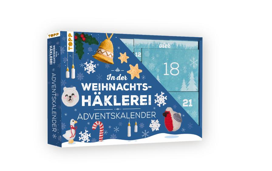 Frechverlag Adventskalender Weihnachtshäklerei Mehrfarbig