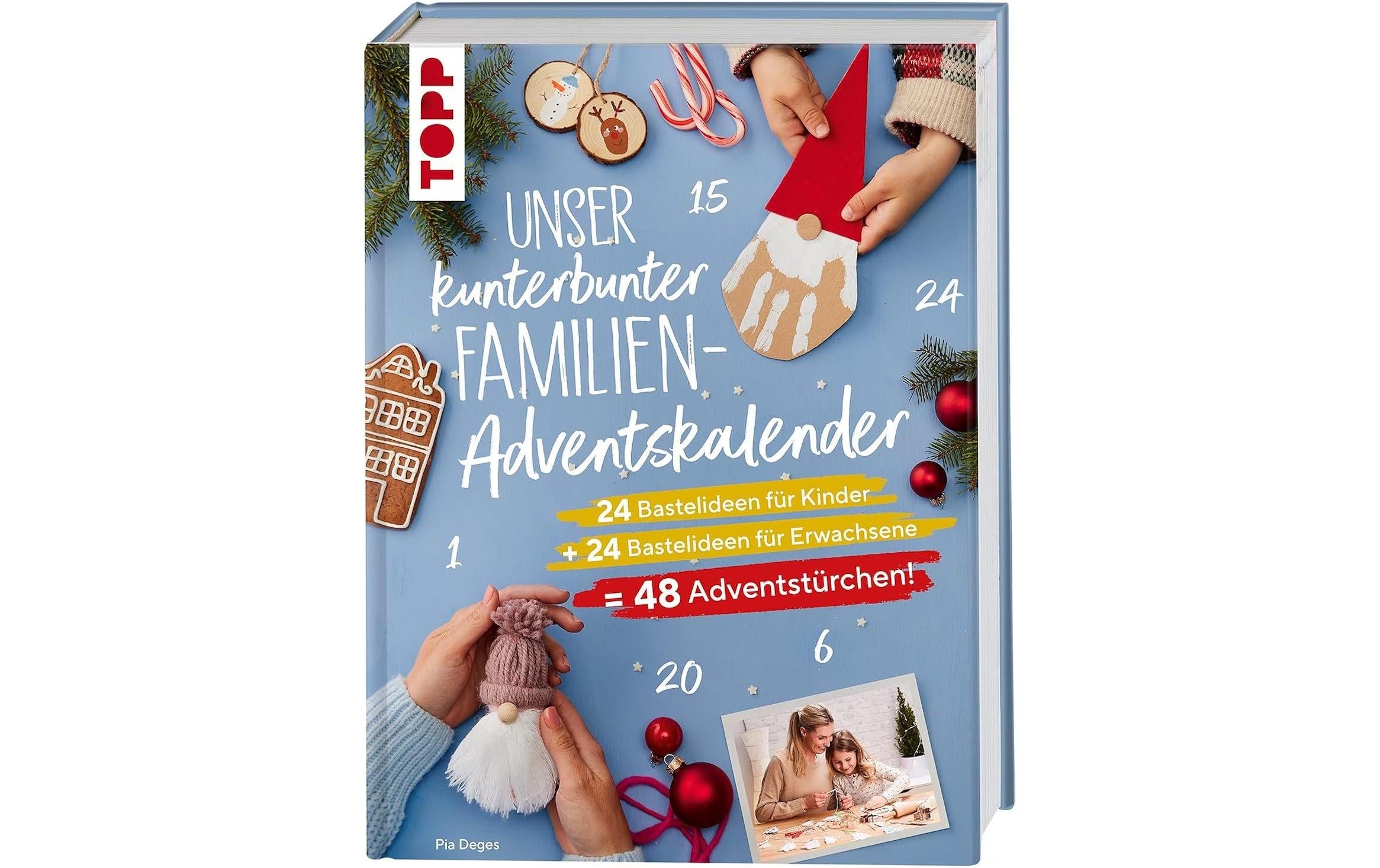 Frechverlag Familien-Adventskalender Bastelkalender, Papier, 208 Seiten