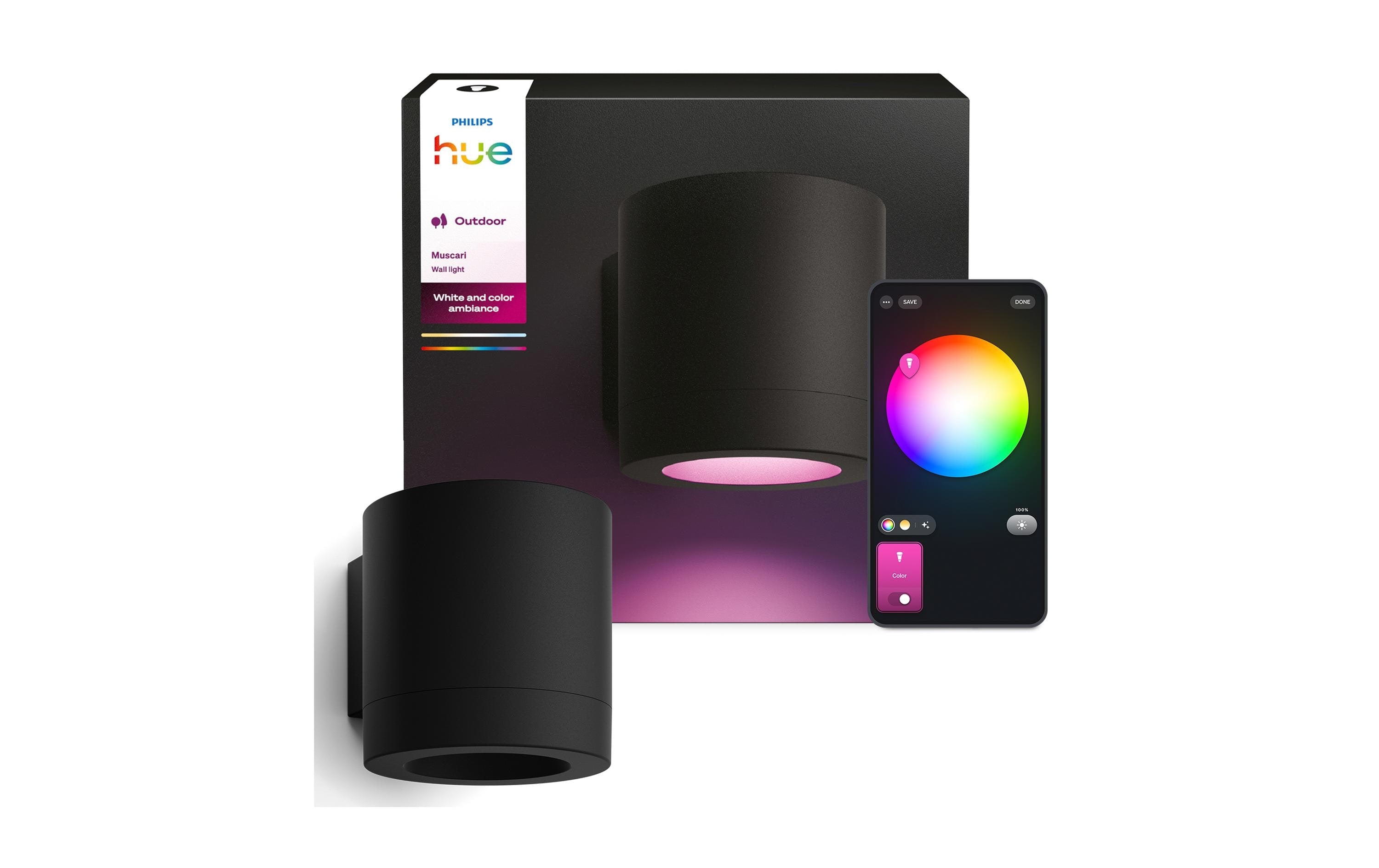 Philips Hue Muscari Wandspot Smart Outdoor
