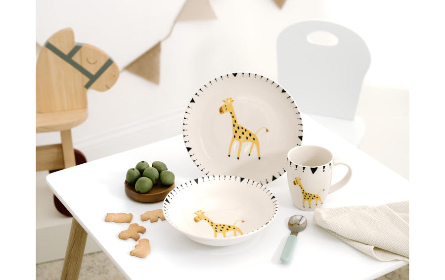 creaTable Safari Steinzeug, 3-teilig