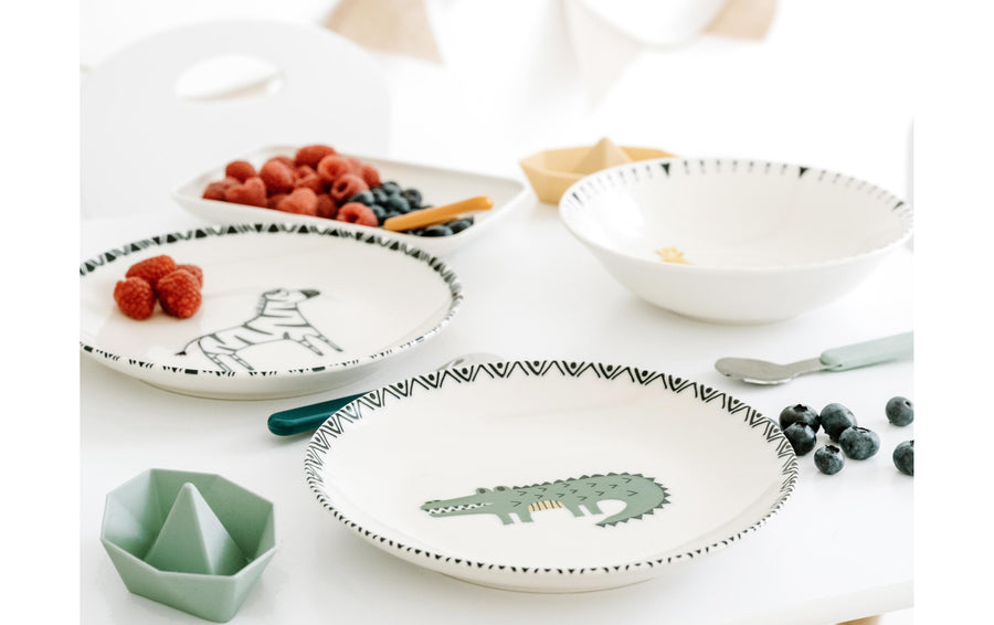 creaTable Safari 8-teilig Steinzeug Bunt