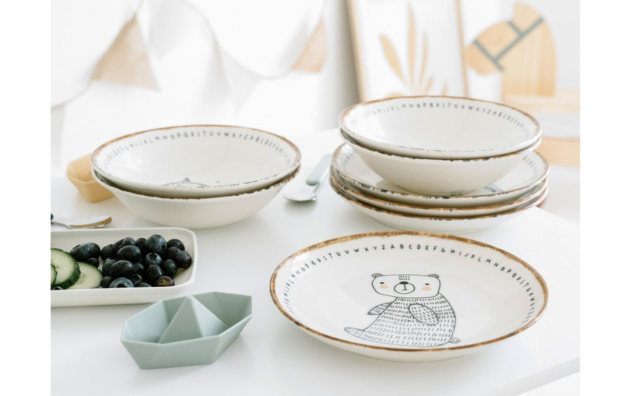 creaTable Freunde des Waldes 8-tlg Bunt