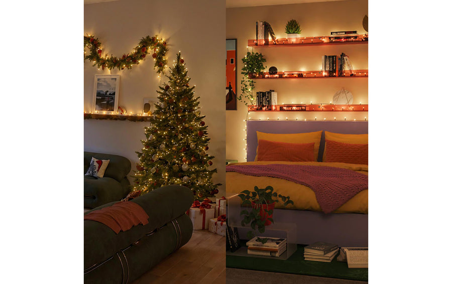 Philips Smart Lighting LED Lichterkette 20 m, Farbwechsel, Innen- und Aussenbereich