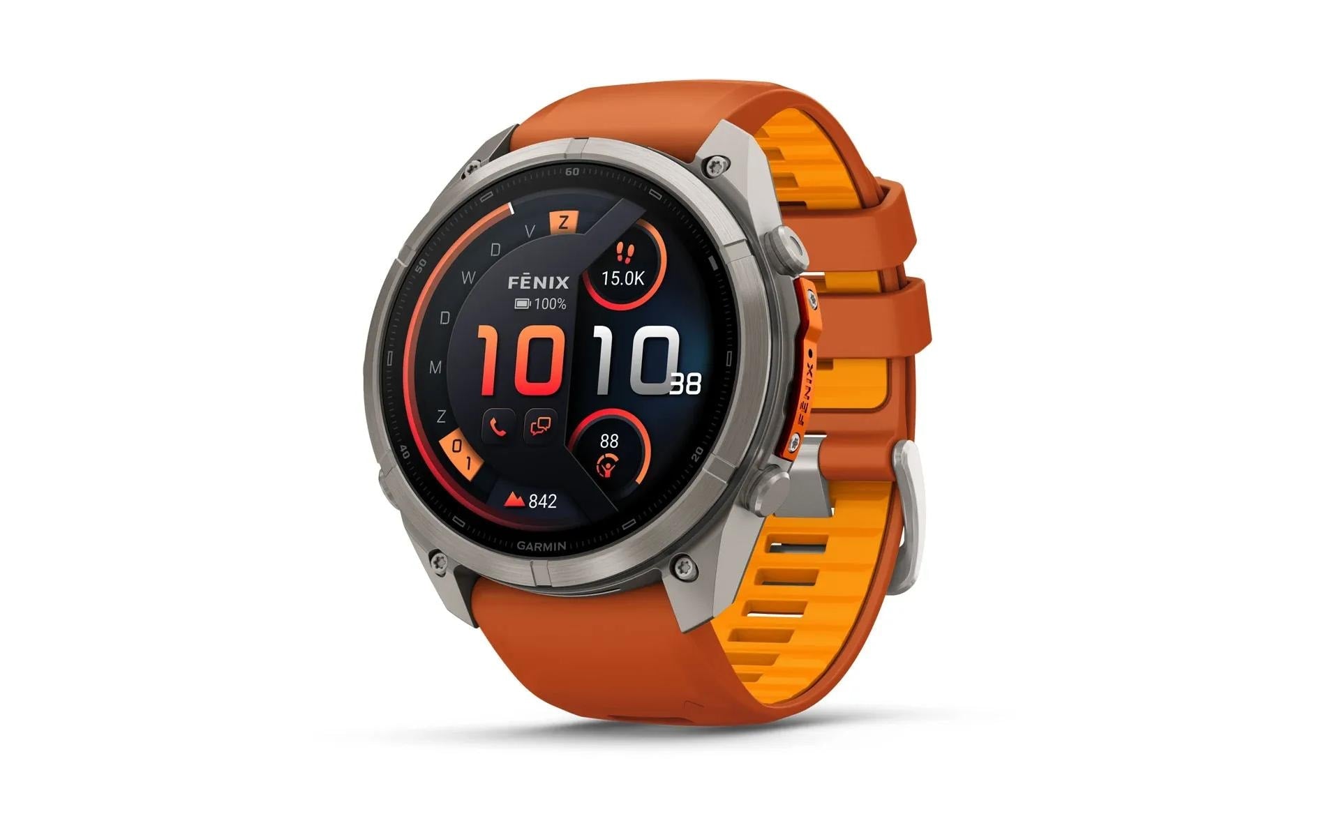 GARMIN Fenix 9 Pro inReach 51 mm AMOLED Titan Orange