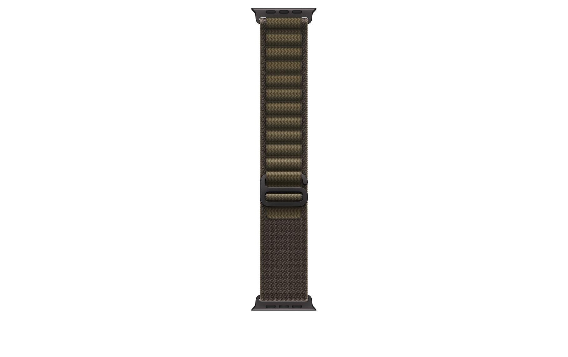 Apple Alpine Loop 49 mm Dark Olive Black Titanium Finish Large