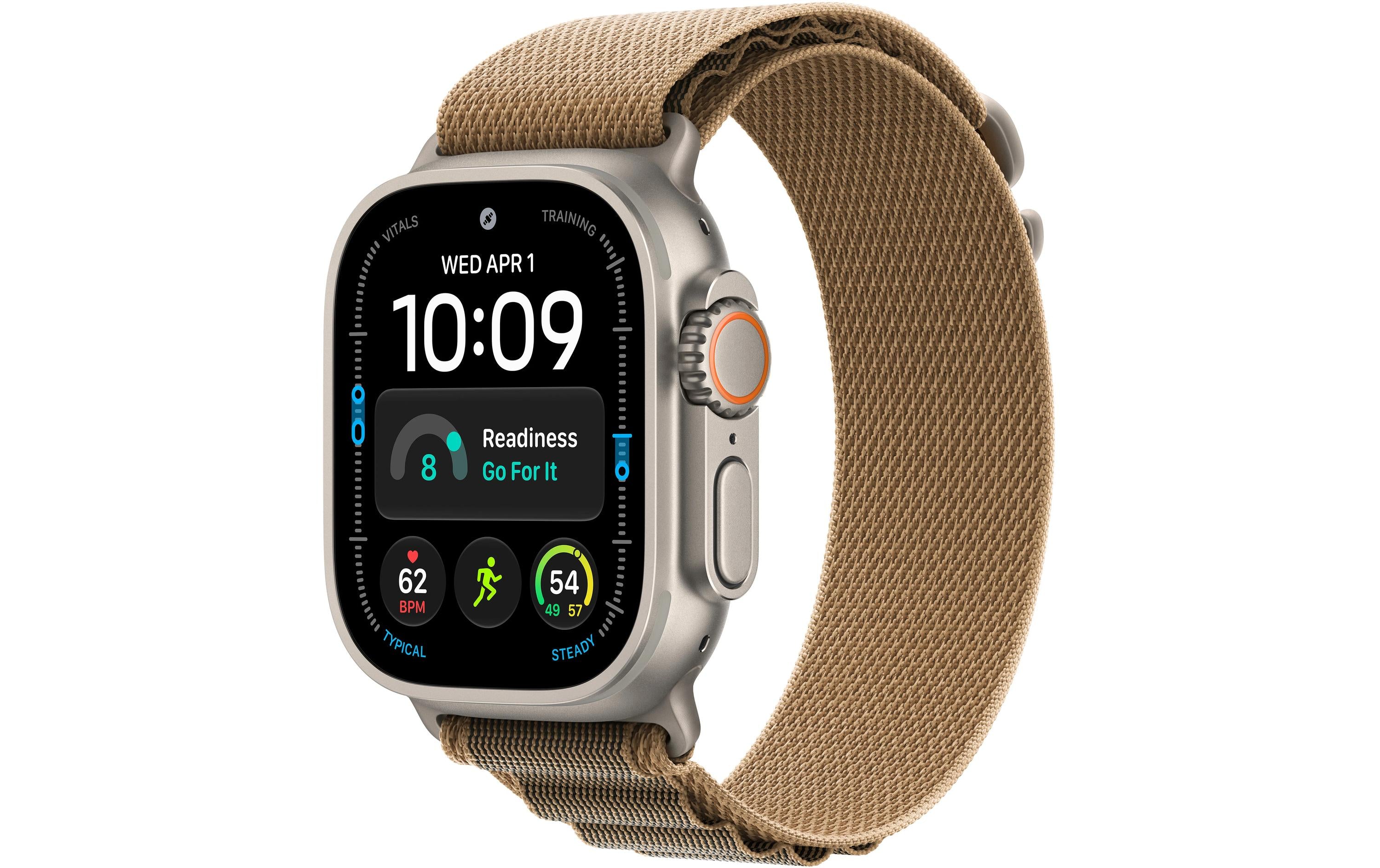 Apple Watch Ultra 4 Natural Titanium Desert Alpine Loop S