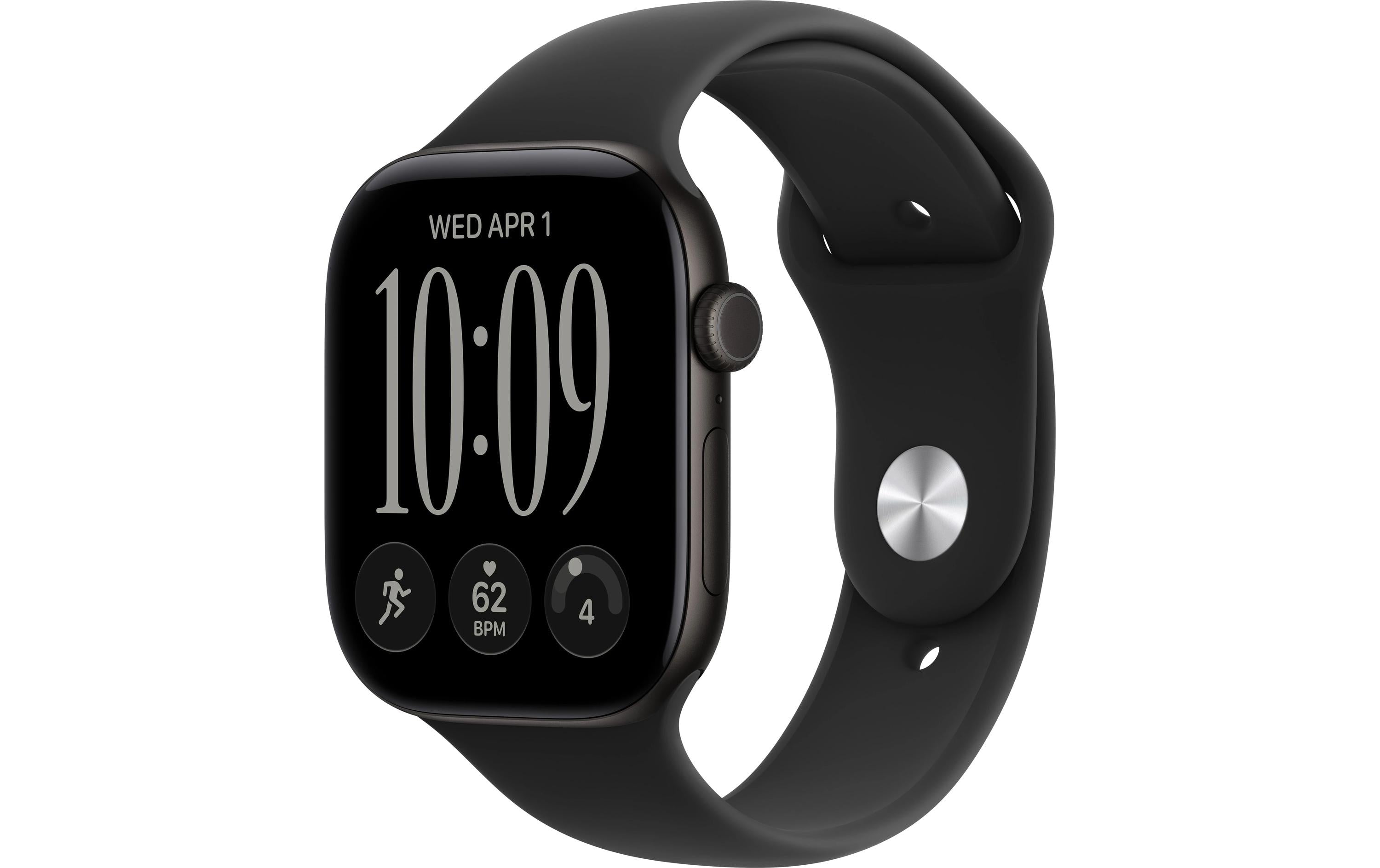 Apple Watch S12 46 mm CEL Black Aluminium, Black Sportband M/L